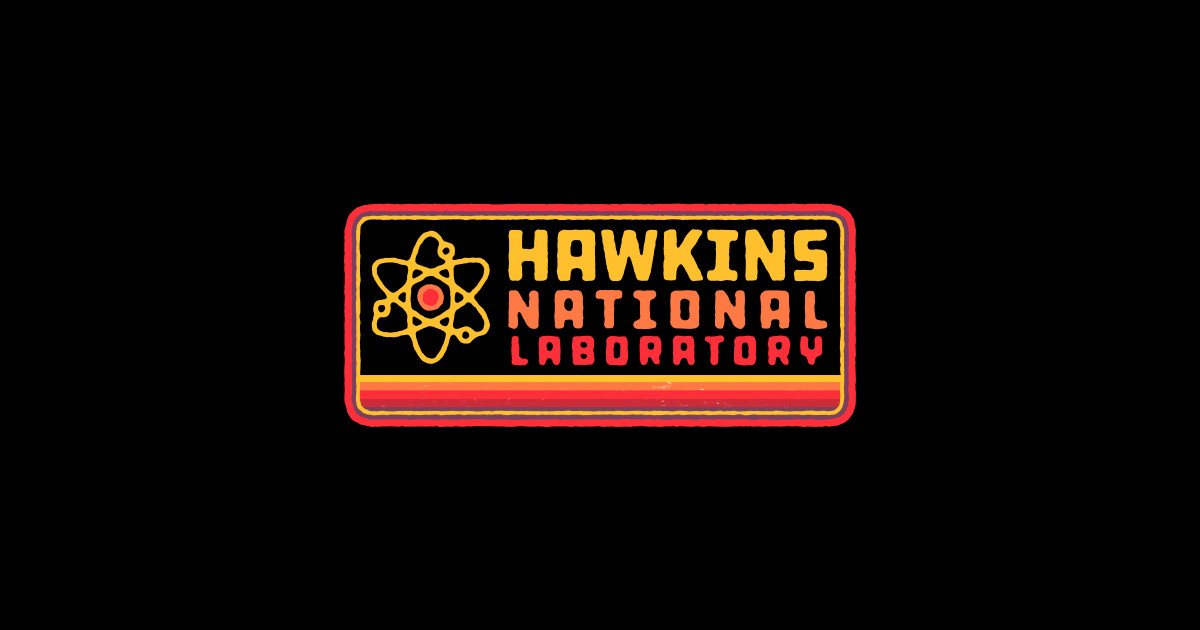 Hawkins National Laboratory Hawkins Lab Indiana Stranger Things Retro 80s Logo Stranger Things