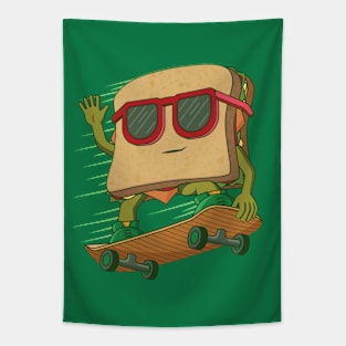 Skater Sandwich Tapestry