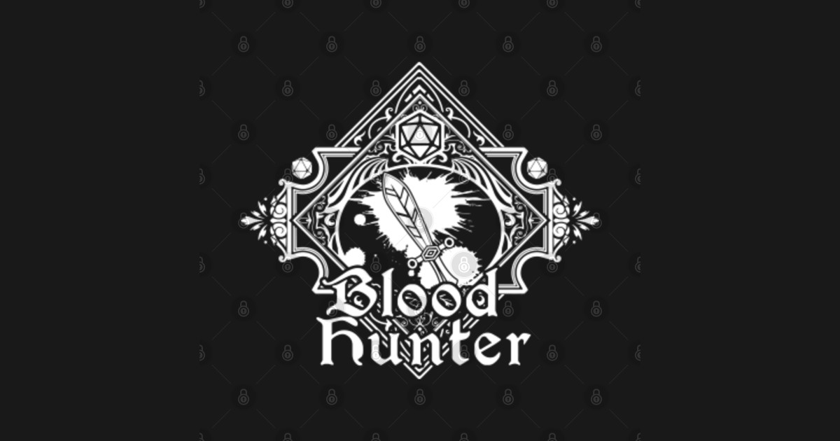 Download D&D emblem Blood Hunter, DnD Class Emblem - Tabletop RPG ...