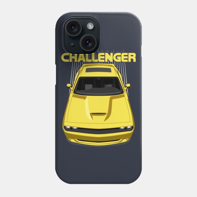 Challenger - Yellow Phone Case by V8social