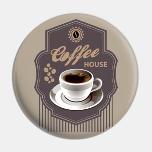 Vintage coffee cup Pin