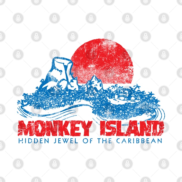 Monkey Island by Geekeria Deluxe