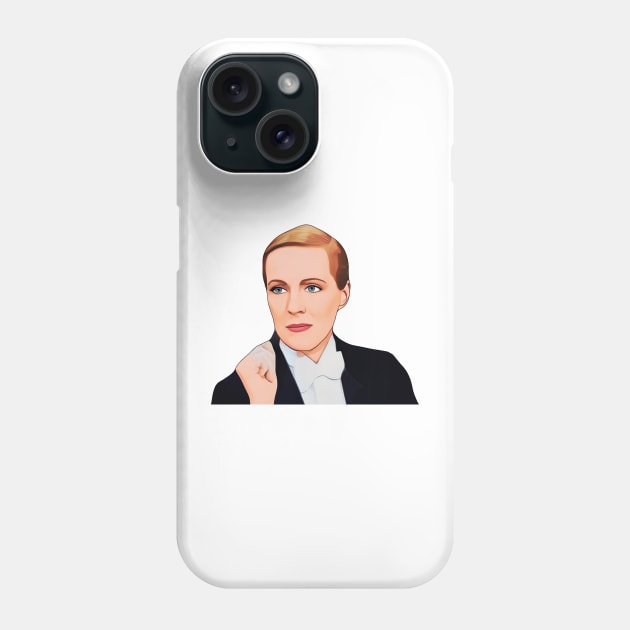 Julie Andrews Victor Phone Case by baranskini