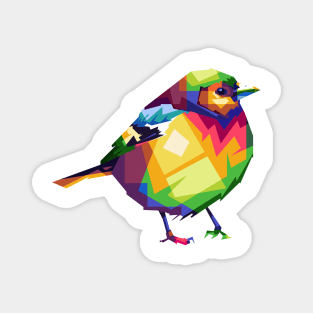 Bird of WPAP pop art Magnet