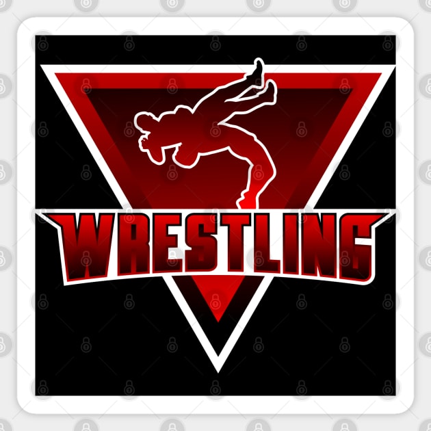 Wrestling Sticker