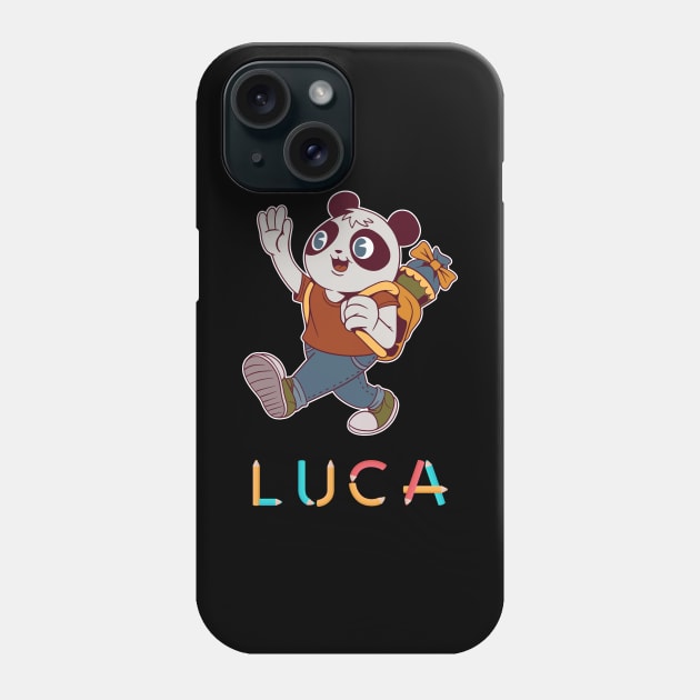 Einschulung Panda Luca Phone Case by DePit DeSign
