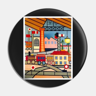 a gare - Tarsila do Amaral Pin