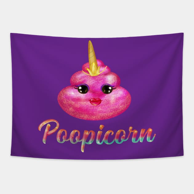 Poopycorn Tapestry by CreativeJourney
