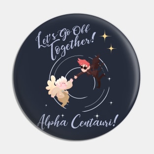 Good Omens-Let's Go! Pin