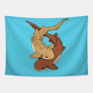 Carpet Shark Pair Tapestry