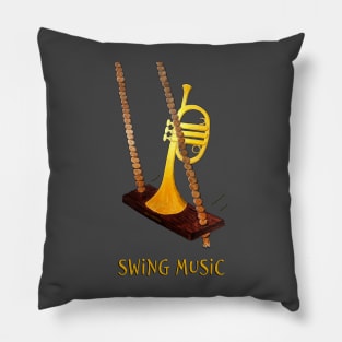 Swing Music Pillow