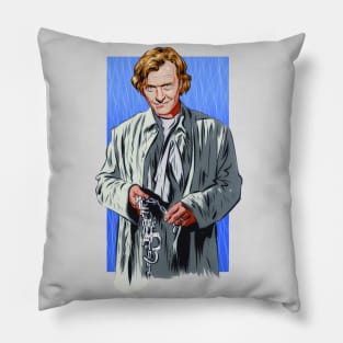 Rutger Hauer - An illustration by Paul Cemmick Pillow