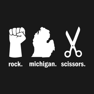 Rock. Michigan. Scissors. T-Shirt