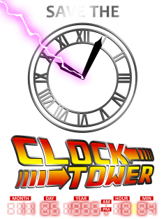 Save The Clock Tower Magnet