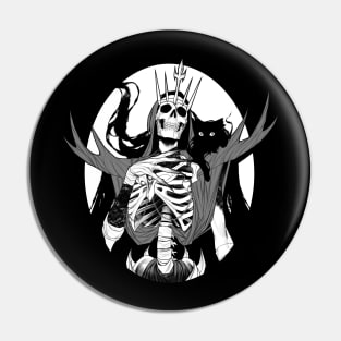 The Old Lich and His Cat Pin