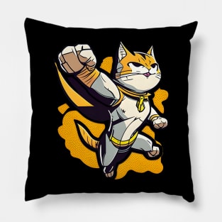 Super Cat Superman - Funny Cats Pillow