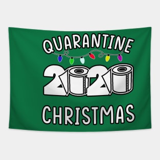 Quarantine Christmas 2020 Funny Toilet Paper Holiday Tapestry