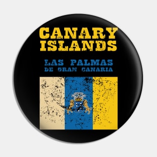 Flag of Canary Islands Pin