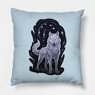 Night Wolf Pillow