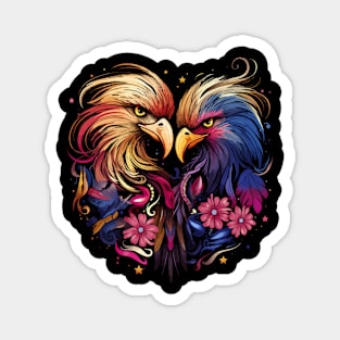 Eagle Couple Valentine Magnet