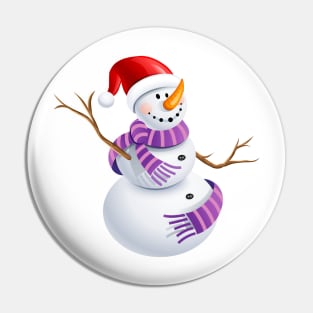 Christmas Fun ~ The Happy Snowman Pin