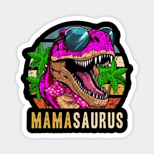 Mama Saurus Women Mother's Day T-Rex Dinosaur-Themed Party Magnet