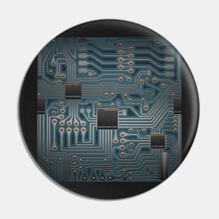 Blue Circuitboard Pin