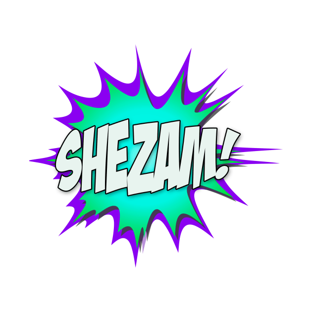 Shezam! The shirt that hopes to make itself obsolete! by Shezam