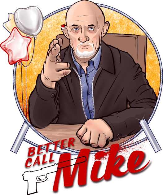 Better Call Mike - A Mike Ehrmantraut Tribute Kids T-Shirt by kgullholmen