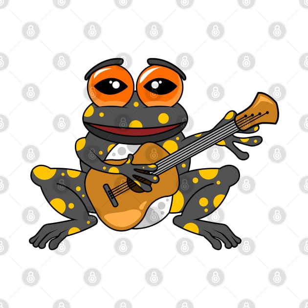 Crazy frog is playing the guitar by Markus Schnabel