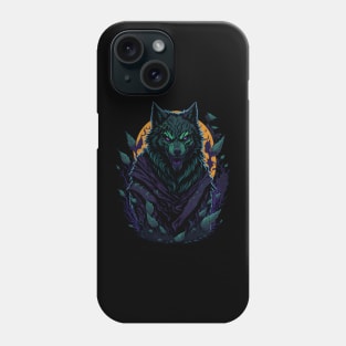 Scary wolf Phone Case