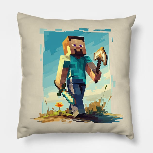 minecraft Pillow by Ninja banana