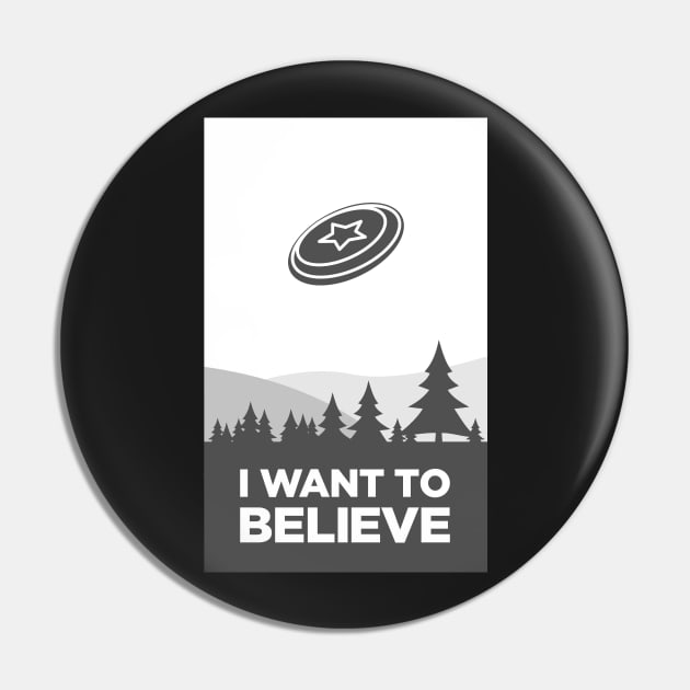 Funny Ultimate Frisbee Design Pin by MeatMan