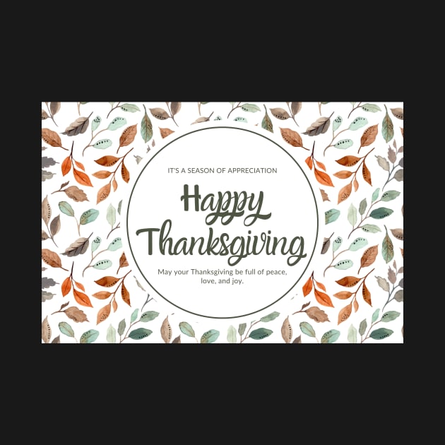 Happy Thanksgiving Card - 01 by LD-LailaDesign