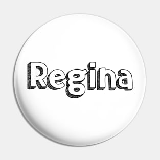 Regina // Typography Design Pin