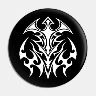 CUSTOM SYM.TRIBAL STYLE DESIGN #1-WHITE-10-29-22 Pin