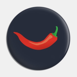 Red Chili Smile Pin