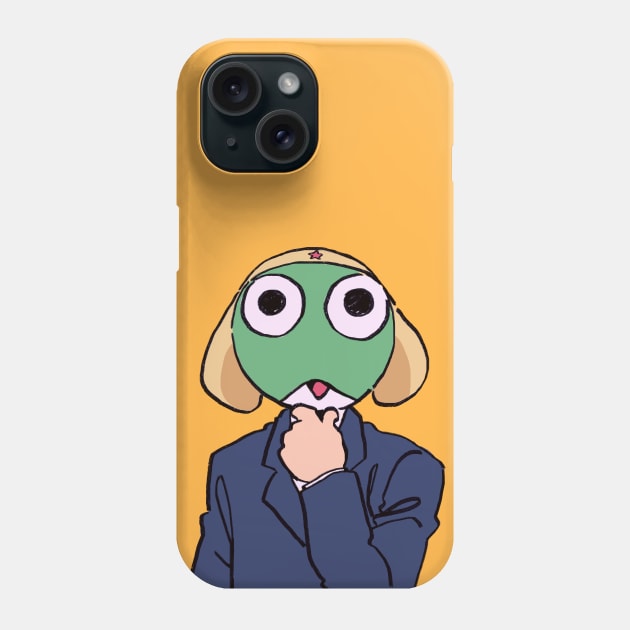 I draw the keroro man / totally normal Sergeant Keroro Phone Case by mudwizard