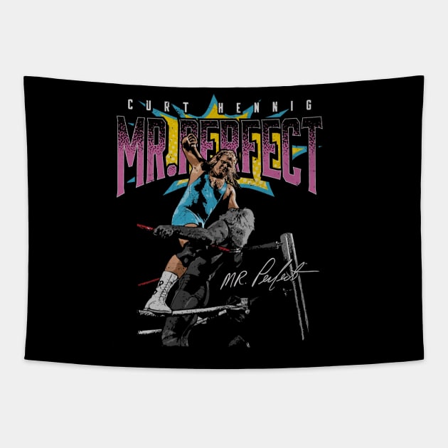 Mr. Perfect Name Punch Tapestry by MunMun_Design