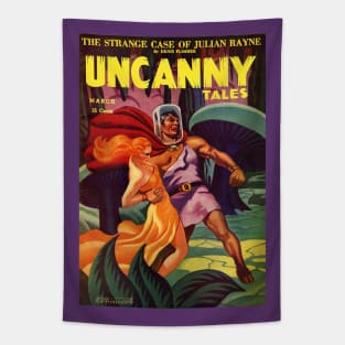 Uncanny Magazine Cover March 1942 Tapestry