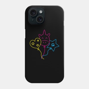 Fluorescent balloon Phone Case