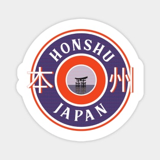 Honshu Island Of Japan Magnet