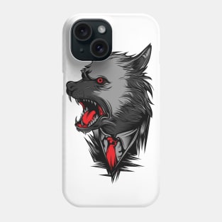 Angry Wolf Phone Case
