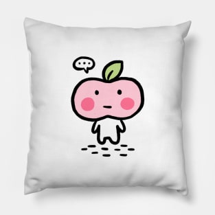 Peach : I have no idea ( front ) Pillow