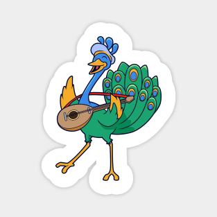 Roleplay Character - Bard - Minstrel - Peacock Magnet