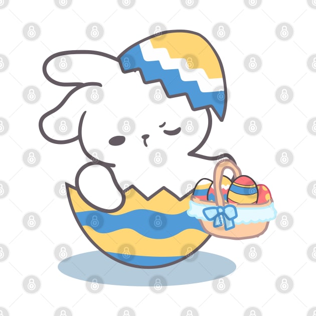 Egg-cellent Surprise: Loppi Tokki Emerges from an Easter Egg with a Basket of Delightful Treats! by LoppiTokki