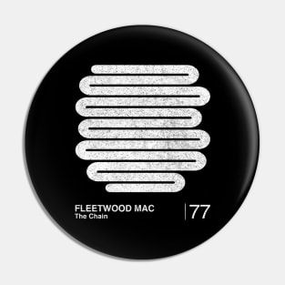 Fleetwood Mac / Minimalist Style Graphic Fan Artwork Design Pin