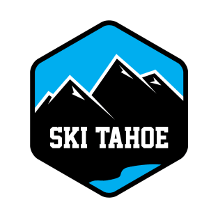 Ski Lake Tahoe Badge T-Shirt