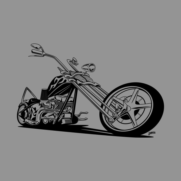 Custom American Chopper Motorcycle by hobrath