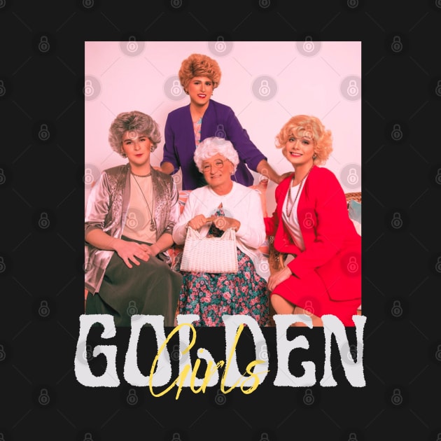 Stay golden vintage colorful golden Girls design by Nasromaystro